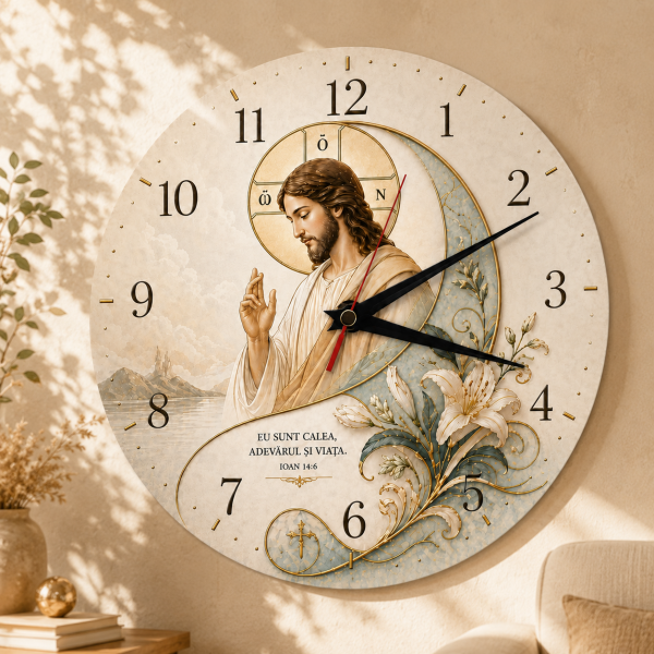 Ceas Creștin Decorativ – Calea, Adevărul și Viața